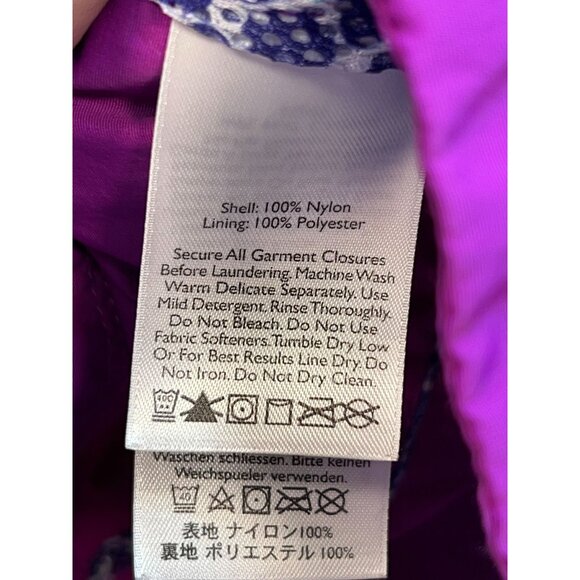 Eddie Bauer Womens Zip Up Hiking Cardigan Hooded Vest Size Small Purple Zip - Picture 5 of 11